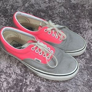 Pink and Grey Vans